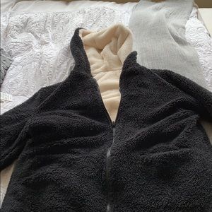 Brandy Melville fuzzy jacket
